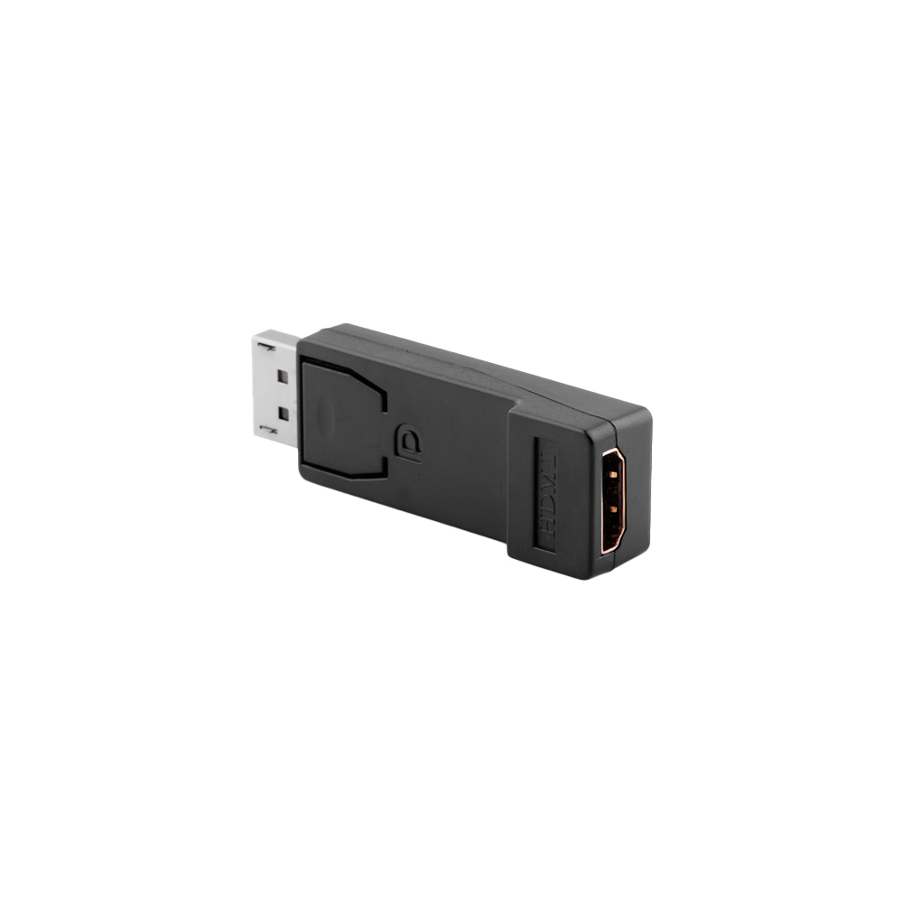Адаптер переходник DisplayPort v1.2 20M - HDMI 1.4 19F 2K 60Hz 10 Гбит/с для подключения ТВ монитора
